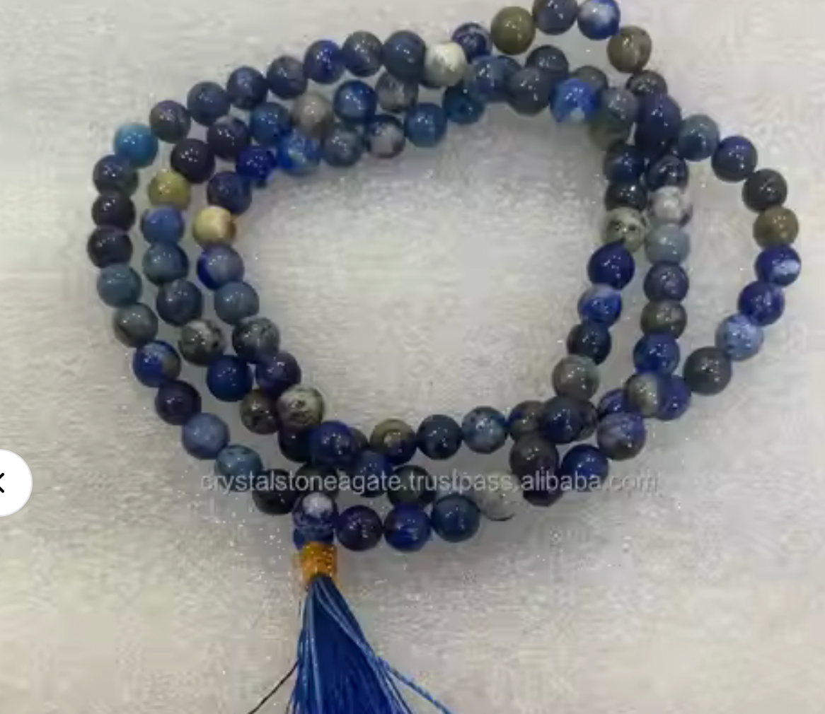 Lapis Lazuli Mala Prayer Beads